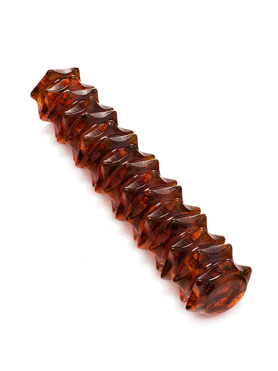 картинка Массажная палочка с шипами из натурального балтийского янтаря в онлайн магазине