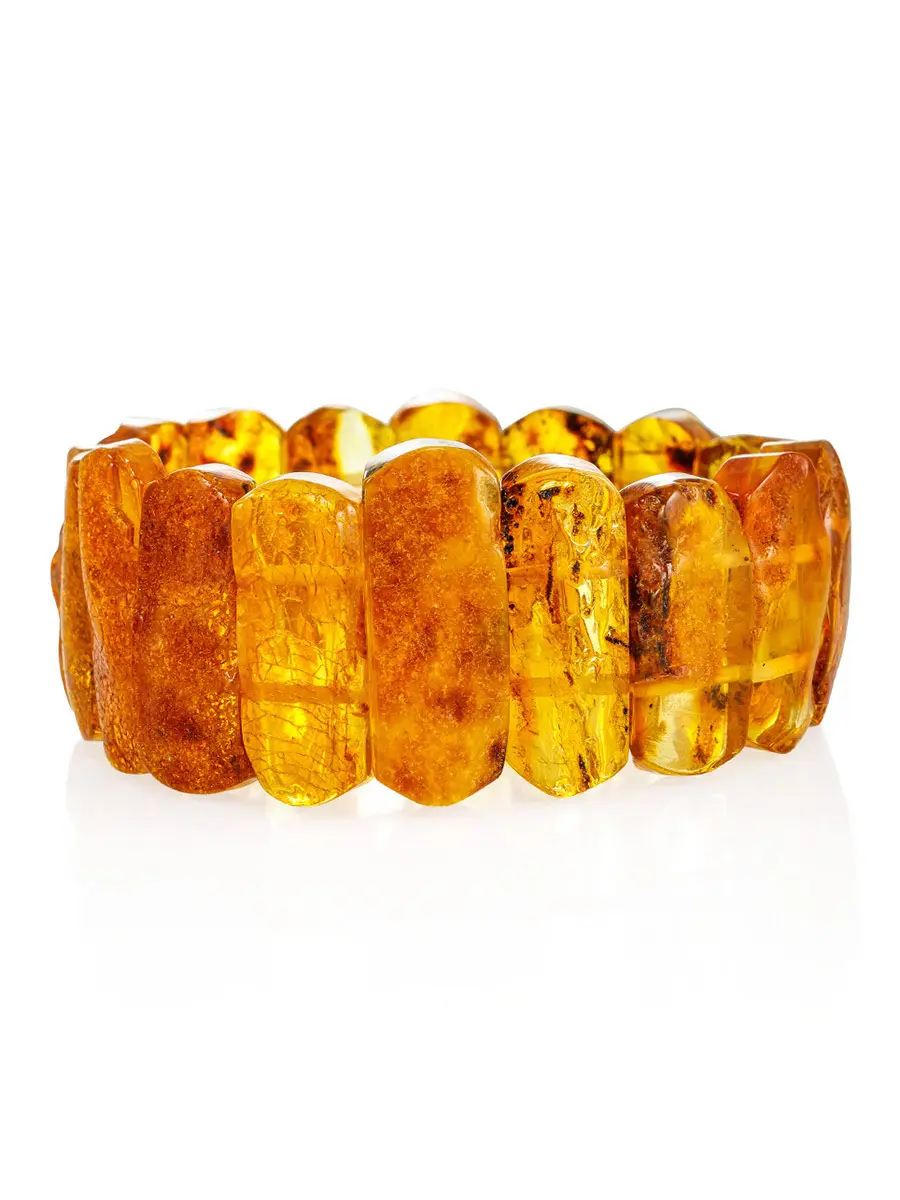 картинка Браслет из натурального янтаря с лечебным эффектом «Помпеи» в онлайн магазине