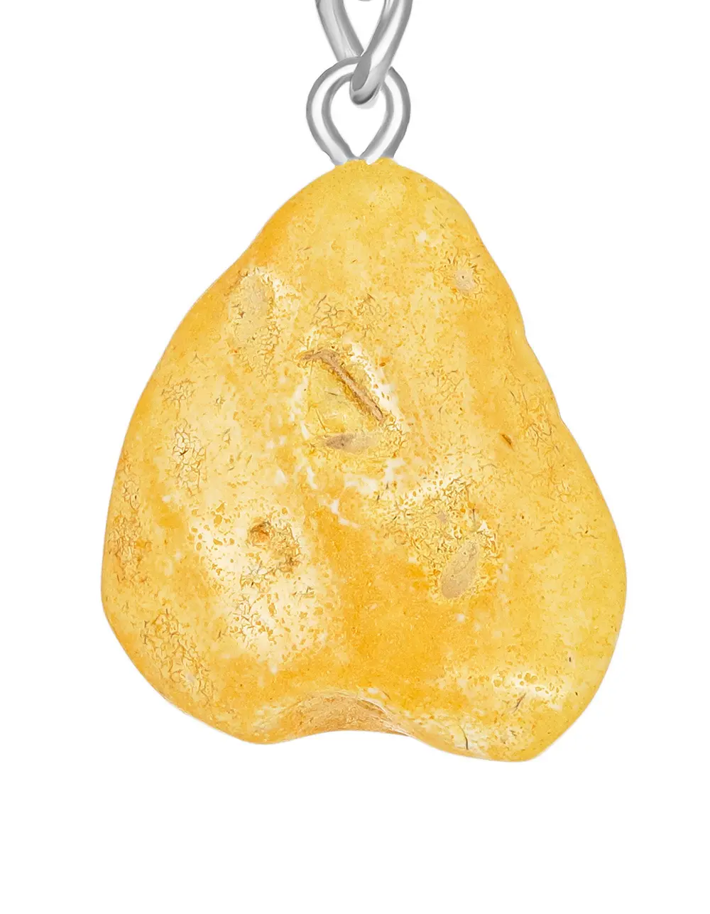 картинка Брелок с кусочком текстурного янтаря в онлайн магазине