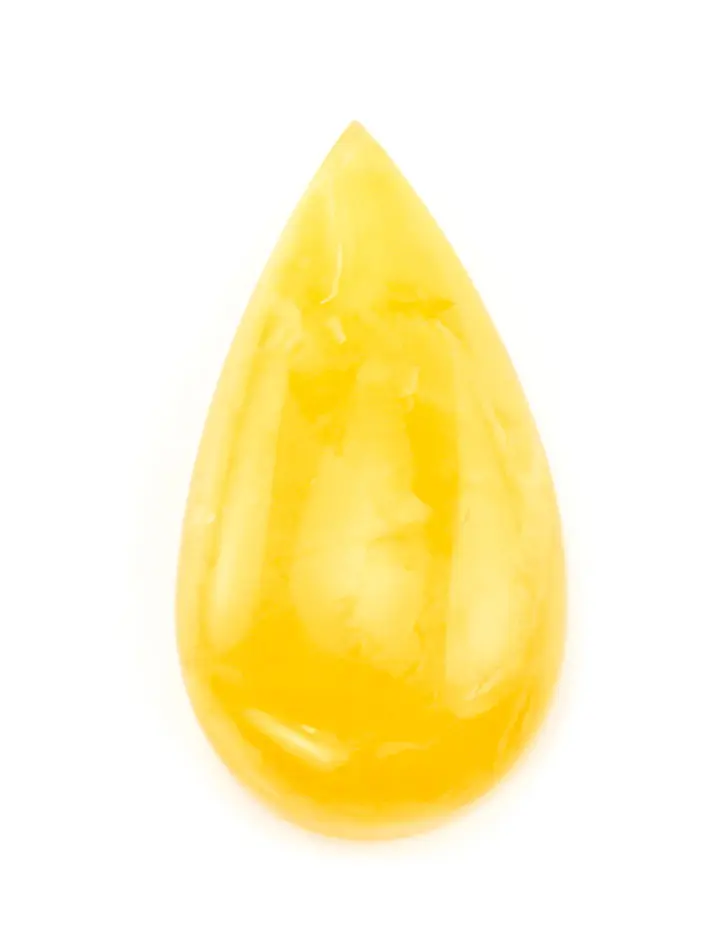 картинка Кусочек медового балтийского янтаря каплевидной формы 33х18х9 в онлайн магазине