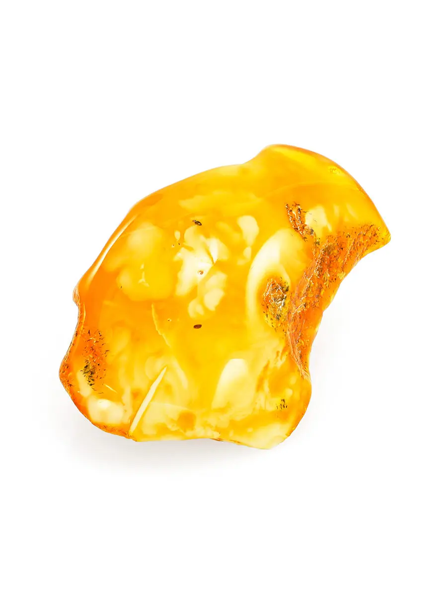 картинка Сувенирный янтарь красивого медового цвета с разводами в онлайн магазине