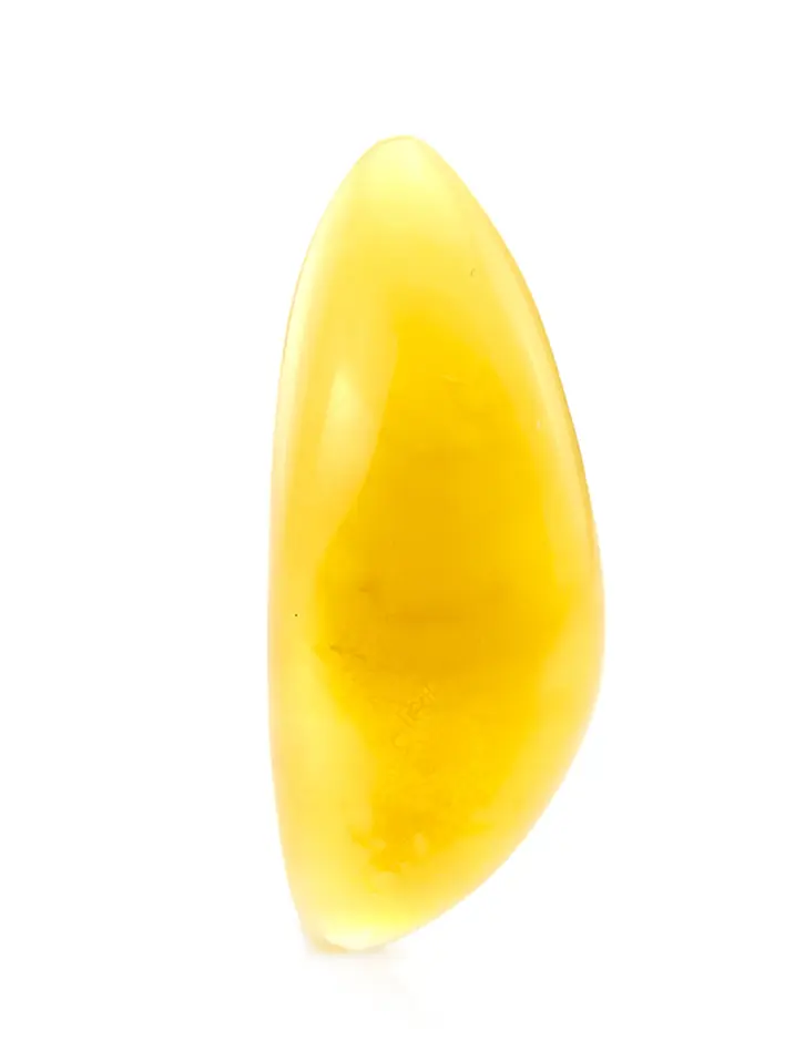 картинка Удлинённый сувенирный кусочек натурального балтийского медового янтаря 43х17х11 мм  в онлайн магазине
