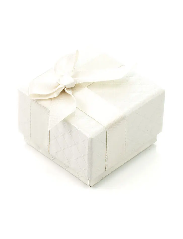картинка Подарочная коробочка 50х50х30 мм жемчужная текстурная в онлайн магазине