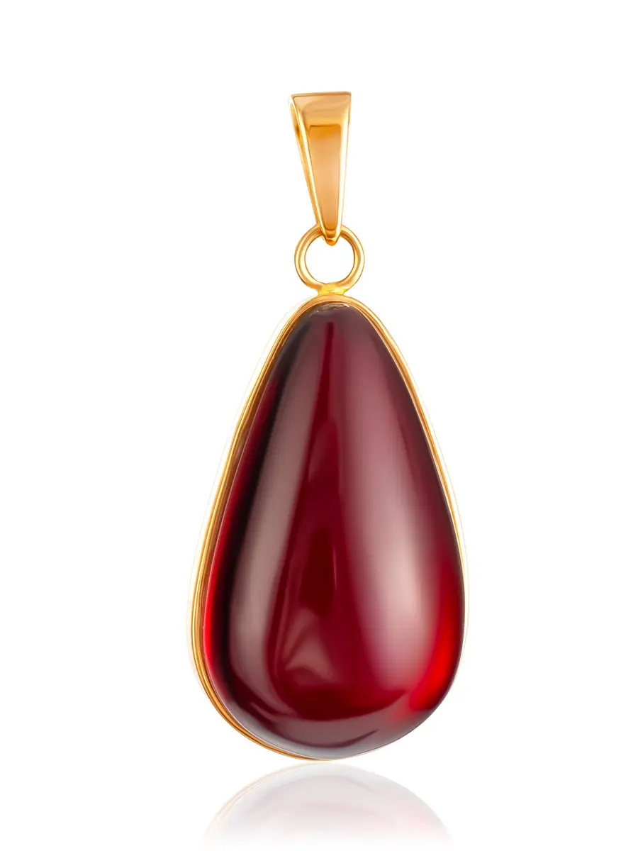 картинка Оригинальная подвеска из натурального балтийского вишнёвого янтаря  в онлайн магазине