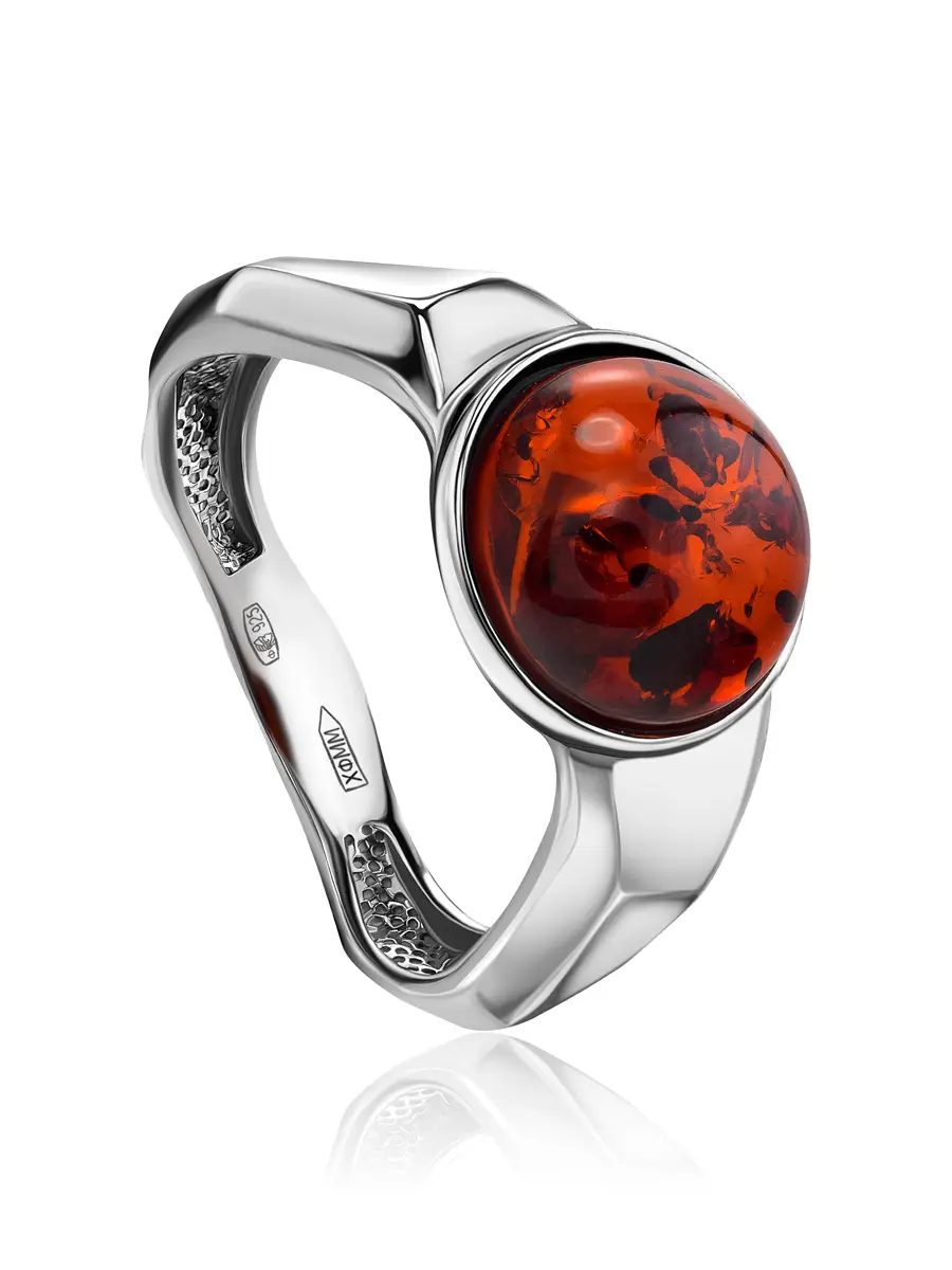 картинка Необычное кольцо в футуристическом дизайне «Люмьер» в онлайн магазине