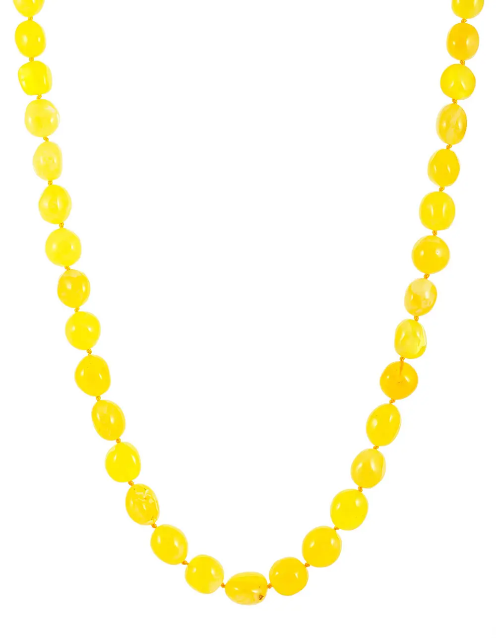 картинка Очаровательные яркие бусы из натурального янтаря «Слива» в онлайн магазине