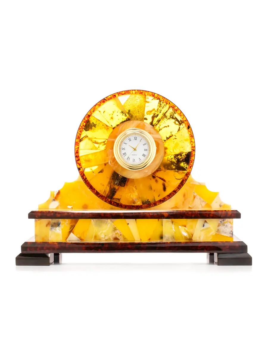 картинка Настольные часы из натурального балтийского янтаря в онлайн магазине