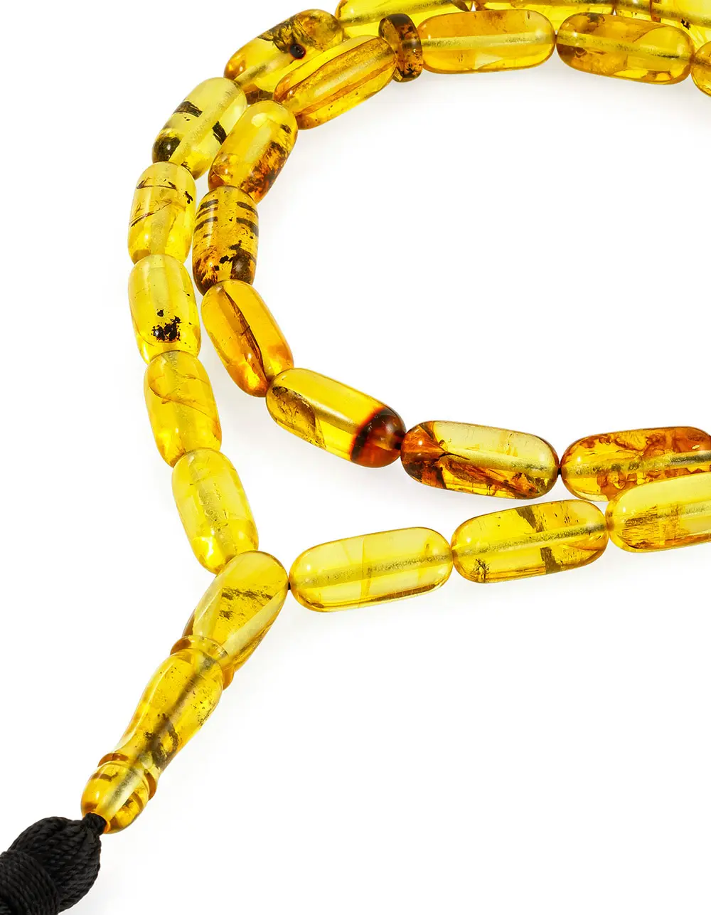 картинка Эксклюзивные чётки из натурального цельного янтаря  в онлайн магазине