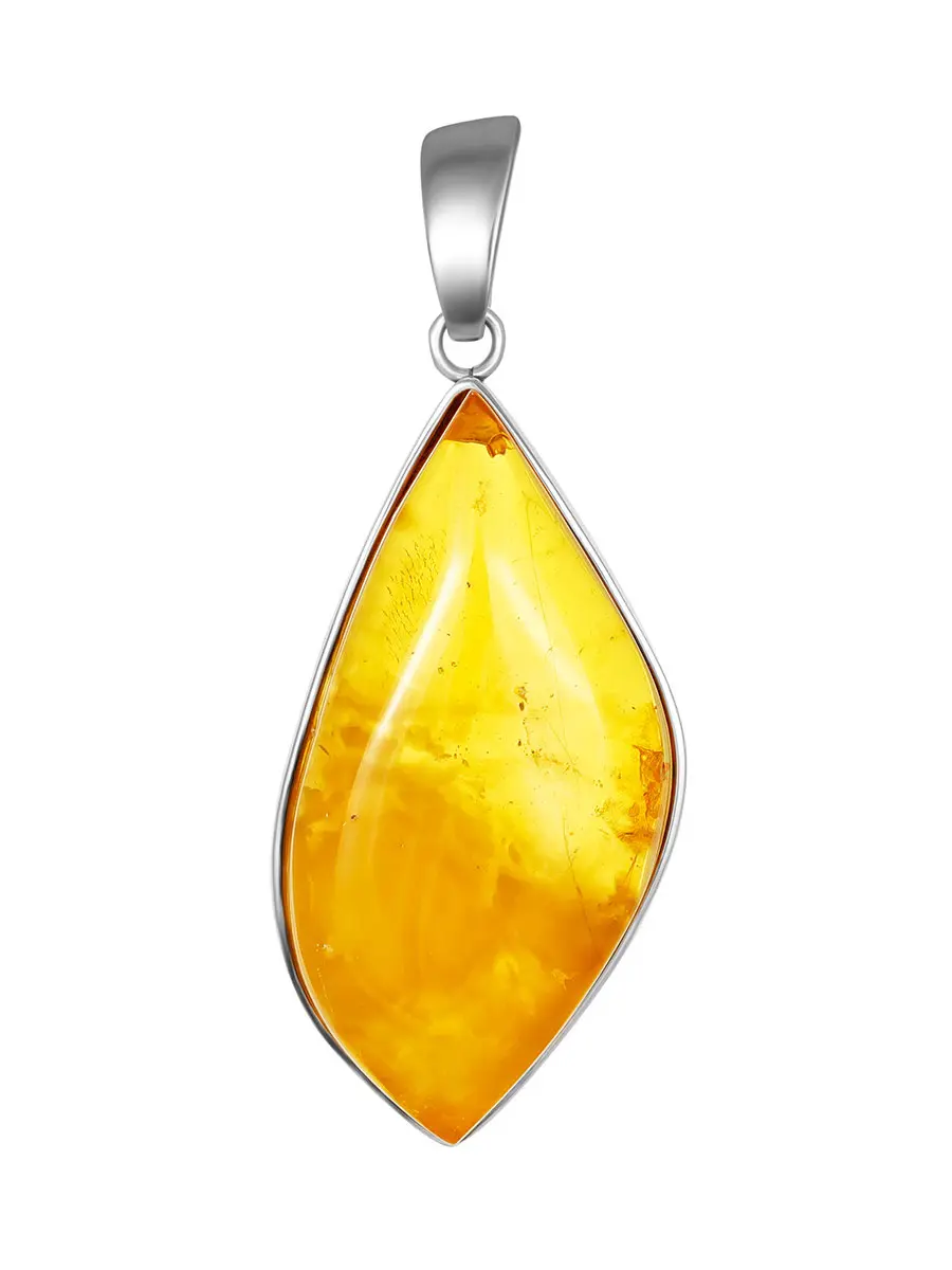 картинка Небольшая подвеска из натурального балтийского лимонного янтаря в онлайн магазине