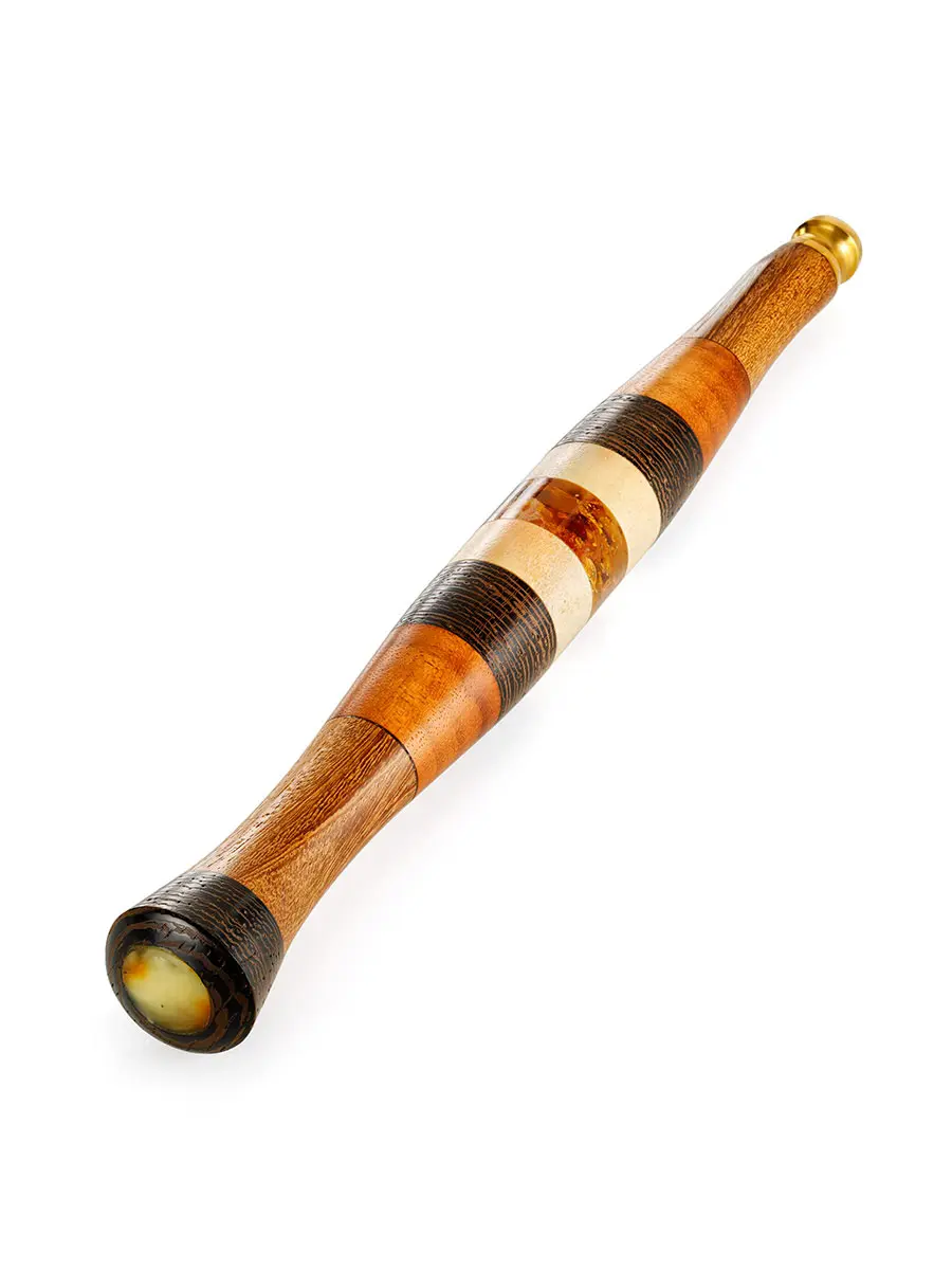 картинка Тампер для трубки из дерева и янтаря в онлайн магазине