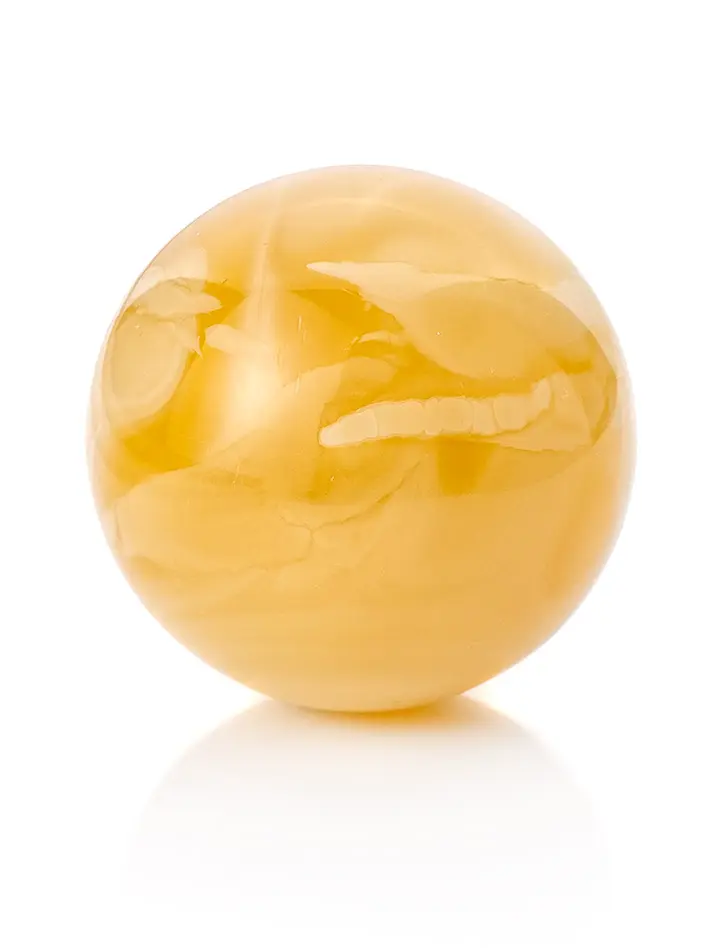 картинка Сувенирный шар из янтаря с уникальной текстурой в онлайн магазине