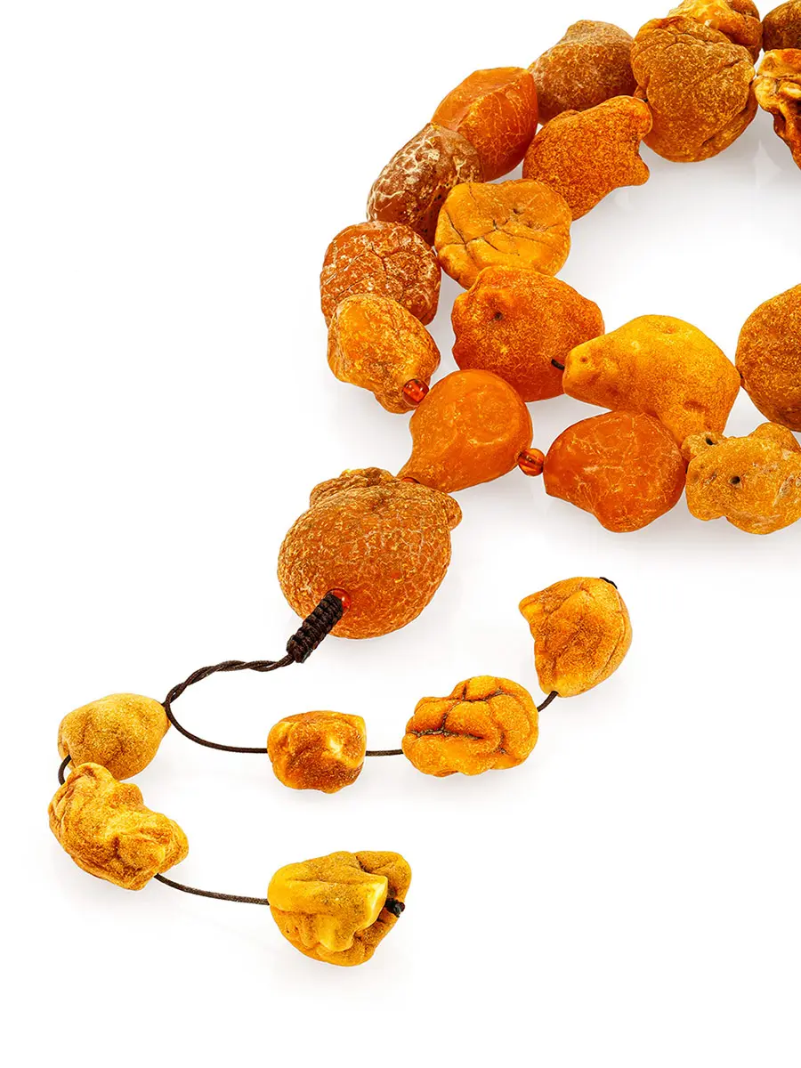 картинка Чётки на 27 бусин из янтарных «капель» в онлайн магазине