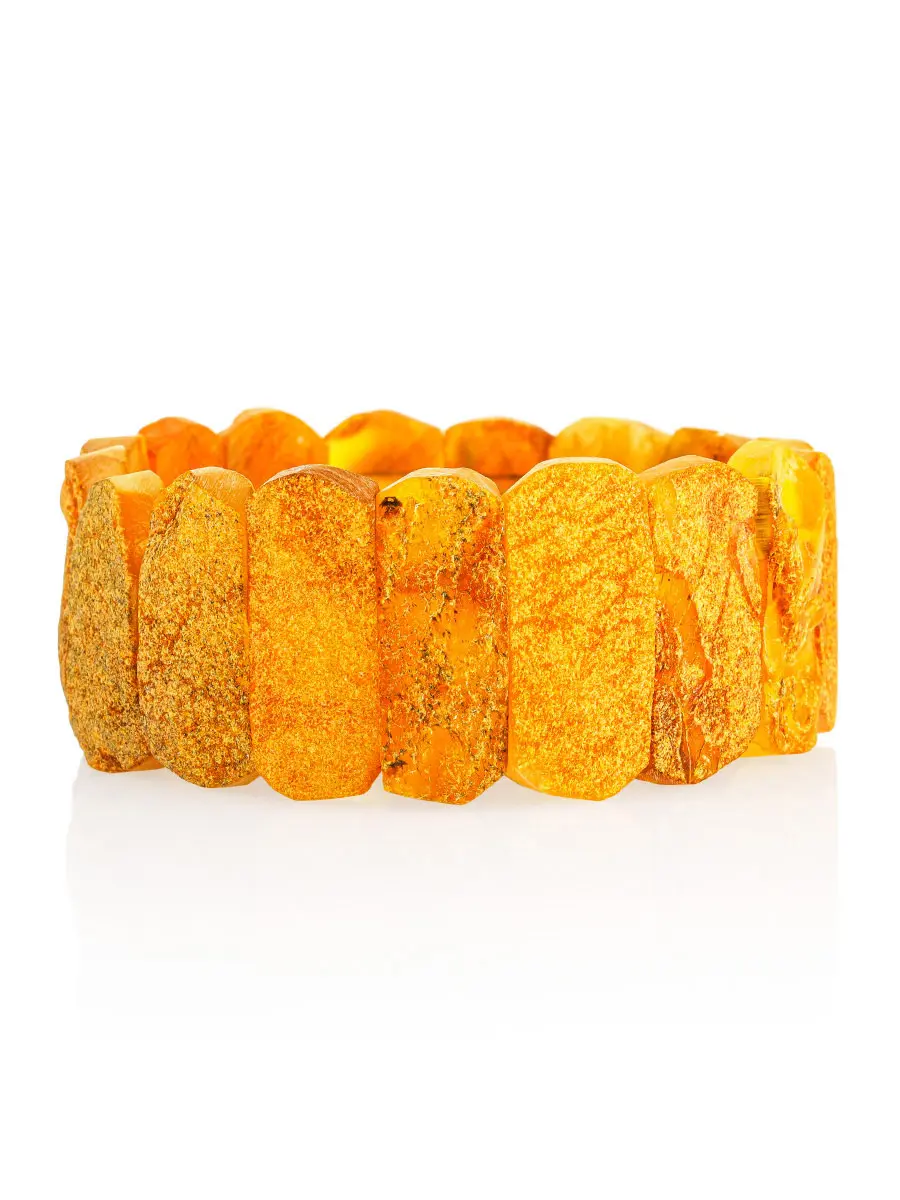 картинка Браслет из натурального балтийского янтаря с лечебным эффектом «Помпеи» в онлайн магазине