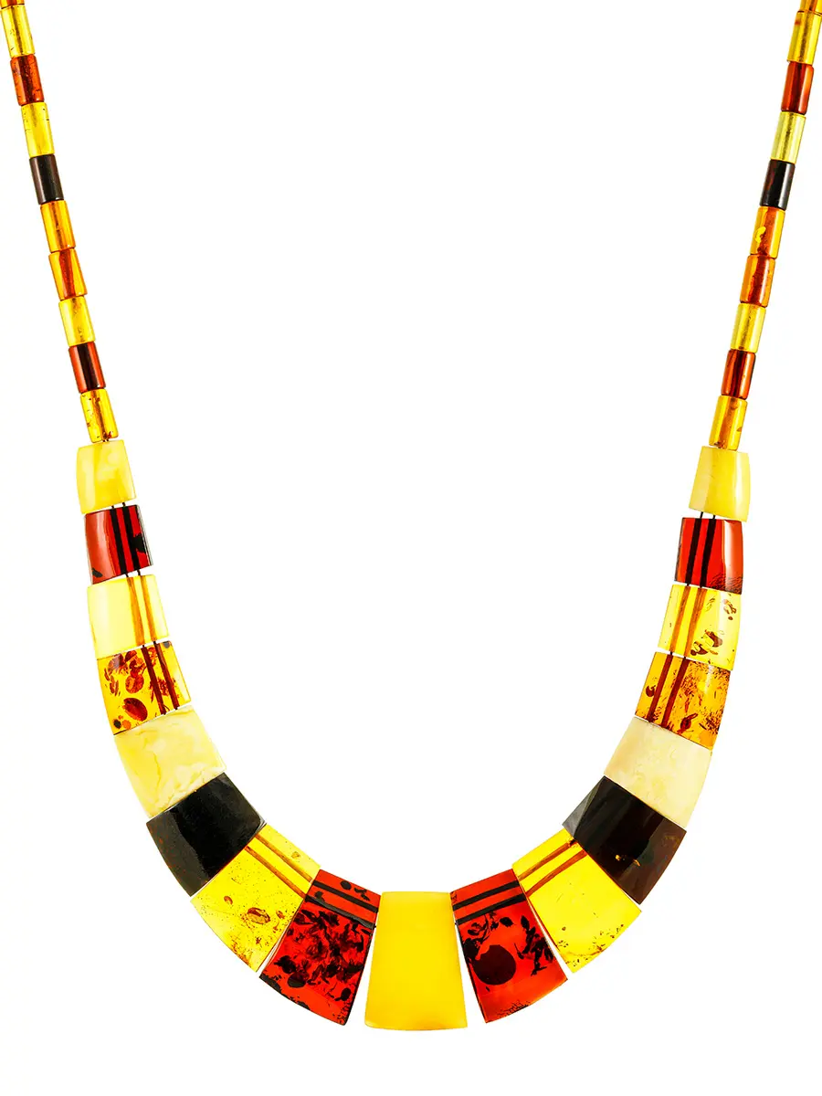 картинка Колье из натурального янтаря «Египет» в онлайн магазине