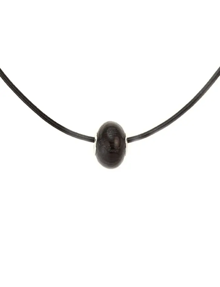 картинка Подвеска-шарм из морёного дуба на шнурке в онлайн магазине
