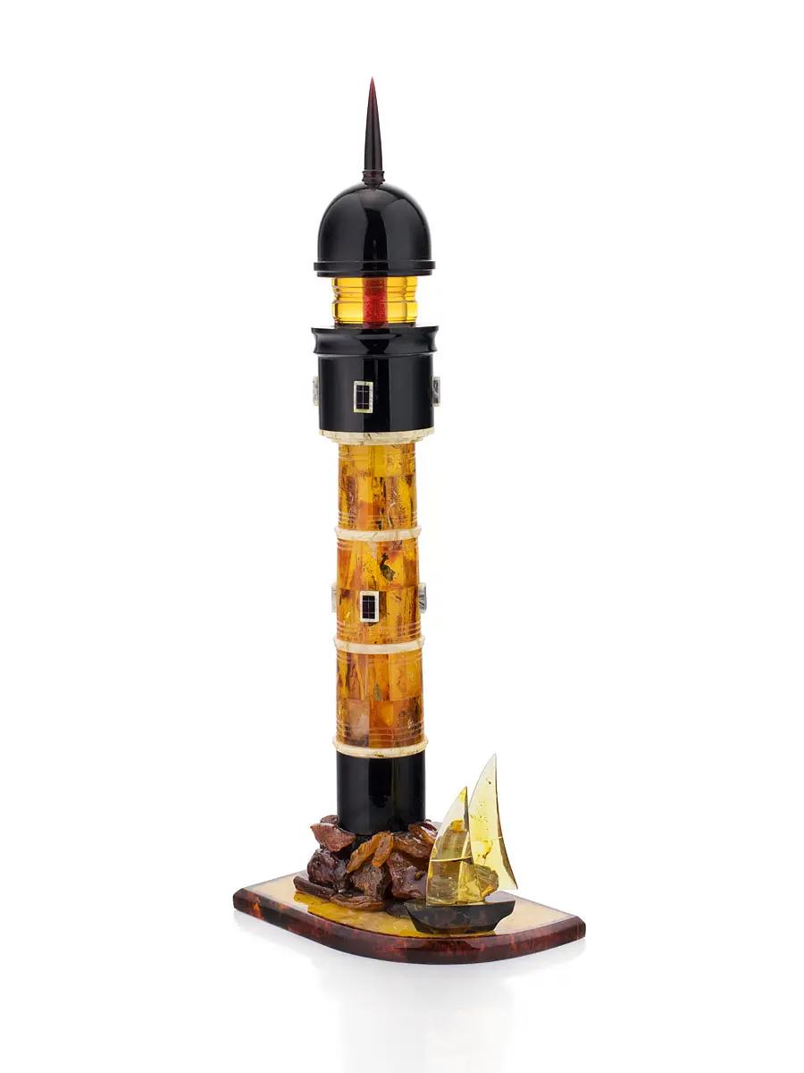 картинка Декоративный маяк из янтаря в онлайн магазине