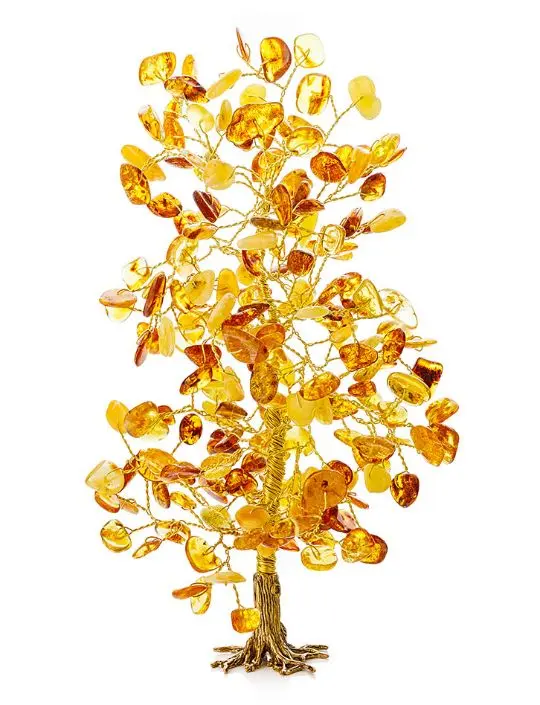 Кулон с золотыми ястребами дерево жизни